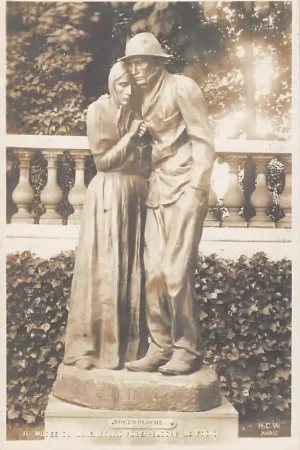 Frankrijk Paris Monument Le Froid Roger-Bloche musse de Luxembourg France Europa HC49175 Premium