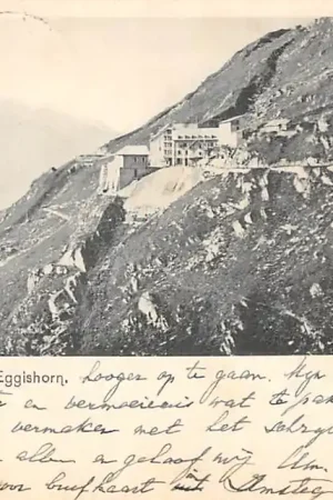 Zwitserland Hotel Jungfrau a l' Eggishorn 1901 Schweiz Suisse Switzerland Europa HC49230 Popularny