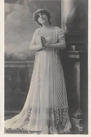 Ostatnia szansa Frankrijk Marthe Regnier, l'actrice française, du théâtre du Vaudeville, dans Patachon Film Filmster Theater France Europa HC49049