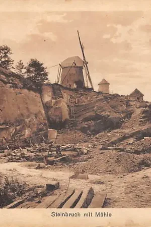 Duitsland Bad Bentheim Steinbruch mit Muhle Molen Deutschland Europa HC48919 Oferta