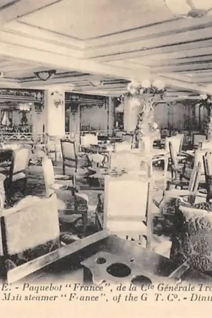 Frankrijk Le Havre La Paquebot France de la Cie. Generale Transatlantique, la Salle a manger 1re classe Scheepvaart Schepen Europa HC48788 Premium