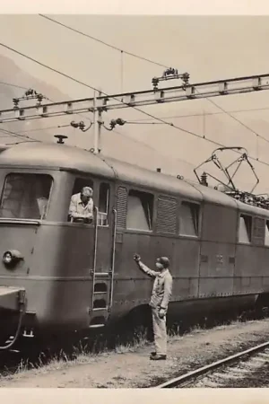 Autentyczny Zwitserland Zürich Spoorwegen Oerlikon Locomotive 11851 I Ateliers de Construction Oerlikon Schweiz Suisse Switzerland Europa HC48723