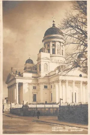 Kup teraz Finland Helsinki Suurkirkka Helsingfors Storkytkan 1949 Kerk Suomi Europa HC48708