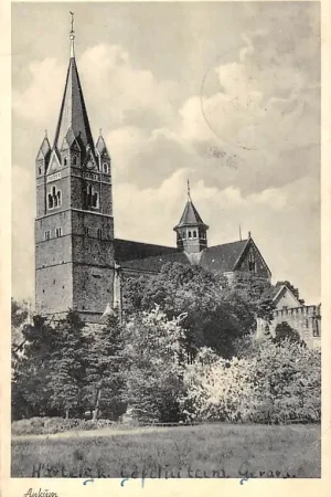 Premium Duitsland Ankum Bersenbrück Landkreis Osnabrück Deutschland Europa Stempel Veldpost 1954 HC48439