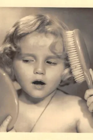 Fotografie Binder Meisteraufnahmen Meisje met haarborstel Kind Vintage Ross Verlag Fantasie Deutschland Europa HC47700 Promocja