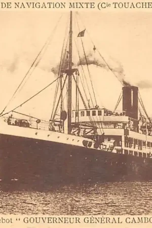 Scheepvaart Paquebot Gouverneur General Cambon Cie de Navigation Mixte (Cie Touache) Schepen Frankrijk France Europa HC47686 Tylko dziś