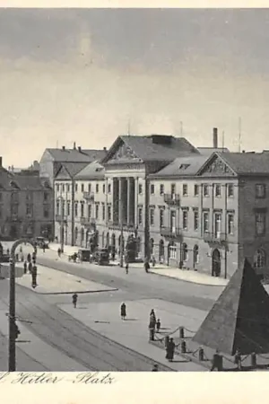 Duitsland Karlsruhe i. B. Adolf Hitler Platz Deutschland Europa HC47623 Tylko dziś