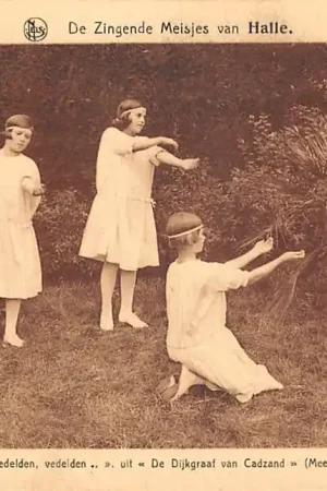 Zwrot pieniędzy België Halle De zingende meisjes En zij de vedelden .. uit De Dijkgraaf van Cadzand Europa HC47606