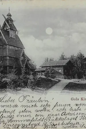 Noorwegen Norge Bygdo Gols Kirke Hovestue Stabur 1900 Norway Europa HC47473 Tani