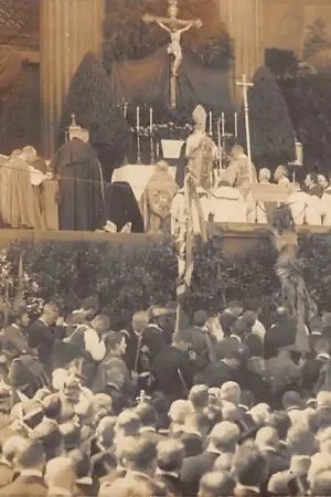 Premium Duitsland München Katholikendag R.K. Mis Fotokaart Deutschland HC47457