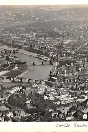 Promocja Duitsland Dresden mit den Elbebrucken Luftbild Deutschland Europa HC47403
