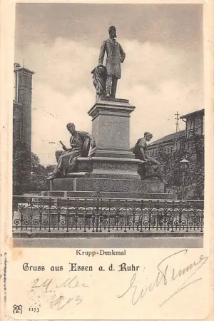 Promocja Duitsland Essen a. d. Ruhr Krupp - Denkmal 1903 Deutschland Europa HC47356