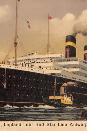 Wyprzedaż S.S. Lapland der Red Star Line Antwerpen Belgie Scheepvaart Europa HC46701