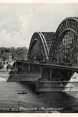 Bezpieczna płatność Duitsland Düsseldorf Skagerrakbrucke und Rheinhalle 1940 Deutschland Europa HC46698