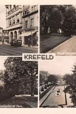 Tani Duitsland Krefeld Adolf Hitler str. Bismarkc-Platz Park Deutschland Europa HC46672