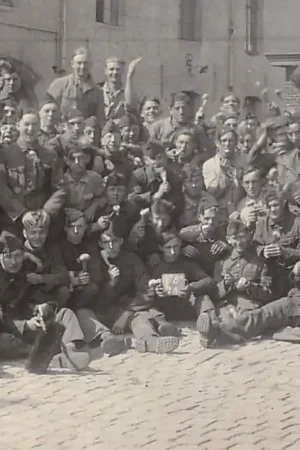 Kup teraz België Deurne (Noord) Fotokaart Groep soldaten Kazerne Militair EuropaHC46100