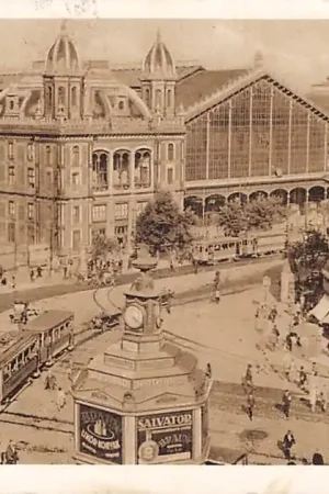 Hongarije Budapest Nyugati palyaudvar Tram Westbahnhof Station Spoorwegen Magyarország Hungary Europa HC45475 Promocja