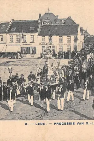 Promocja België Lede Processie van O.-L. Vrouw der VII Weeën Aalst Europa HC45347