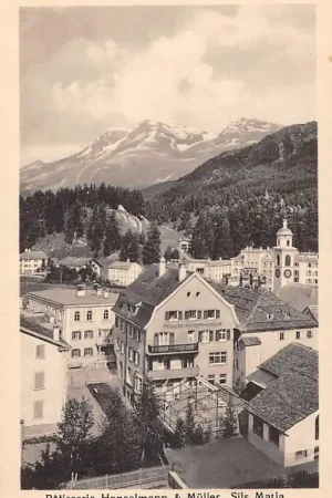 Zwitserland Patisserie Hanselmann & Muller Sils Maria Schweiz Switzerland Suisse Europa HC45052 Ostatnia szansa
