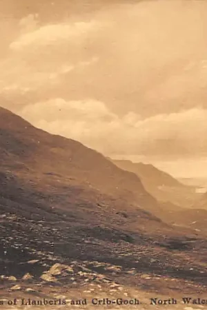 Engeland Wales Pass of Llanberis and Crib-Goch North-Wales England Europa HC44965 Oferta limitowana