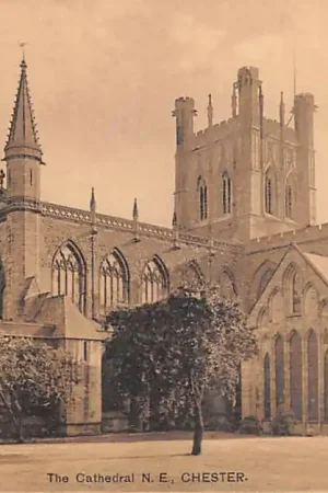 Engeland Chester The Cathedral N.E. Kathedraal R.K. Kerk England Europa HC44952 Bezpieczna płatność