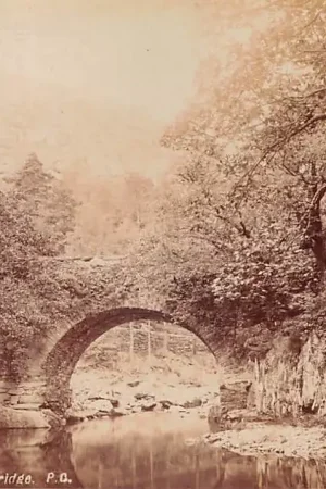 Engeland Wales Snowdonia Gwynedd Aberglaslyn Pass The Bridge P.C. Fotokaart England Europa HC44948 Ostatnia szansa