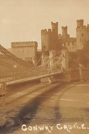 Zwrot pieniędzy Engeland Wales Conwy Conway Castle Fotokaart Kasteel England Europa HC44943