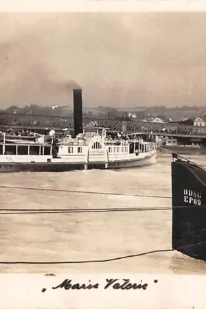 Wyprzedaż Oostenrijk Linz a\\/d Donau Stoomschip Marie Valerie Fotokaart Schepen Scheepvaart Austria Österreich Europa HC44373