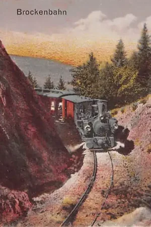 Duitsland Brockenbahn Stoomtrein Drei Annen Hohne - Schierke - Brocken Harz Spoorwegen Zug Deutschland Europa HC43669 Ekspresowa dostawa