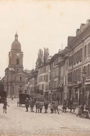 Zwitserland Morges La Gde. Rue Schweiz Suisse Switzerland Europa HC43667 Autentyczny