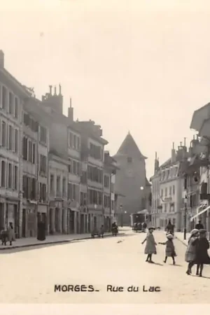 Zwitserland Morges Rue du Lac Schweiz Suisse Switzerland Europa HC43666 Nowość