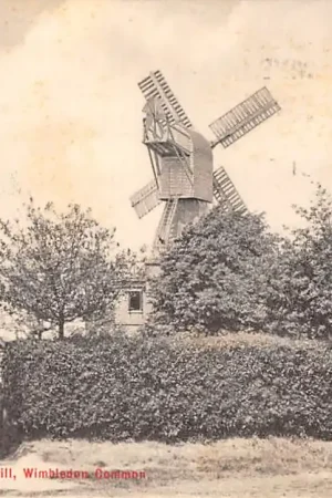 Engeland London Wimbledon Common The Windmill Molen 1912 England Europa HC43195 Autentyczny