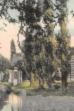 België Achel Kasteel van Graaf Cornet de Peissant Limburg 1907 Europa HC42113 Autentyczny