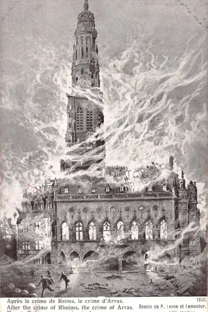 Ostatnia szansa Frankrijk WO1 1914-1918 Reims Apres le crime du Reims, le crime d'Arras France HC42109