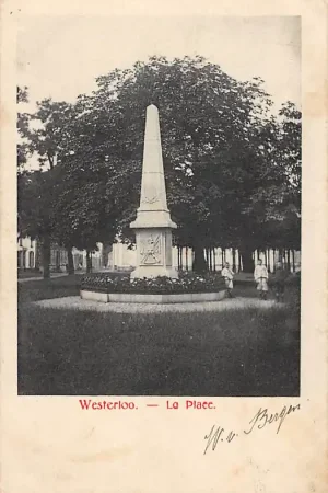 België Westerlo Westerloo Monument Boerenkrijg in 1798 Oorlog Antwerpen Europa HC42105 Zwrot pieniędzy