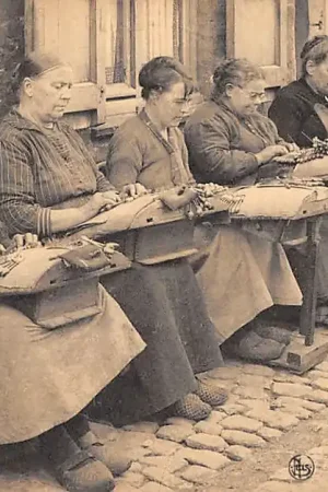 Szybka dostawa België Vlaamse kantwerksters Dentellieres flamandes Europa HC41557