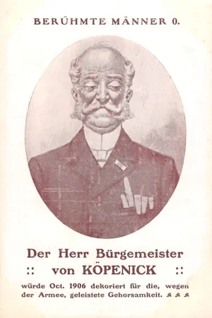 Szybka dostawa Duitsland Der Herr Burgermeister von Köpenick 10 Oktober 1906 Karikatur Deutschland Europa HC41082