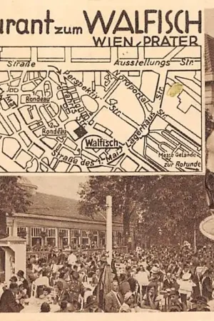 Rabat Oostenrijk Wien Prater Philipp's Restaurant zum Walfish 1935 Austria Österreich Europa HC41662