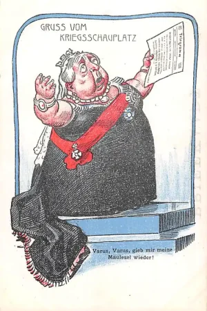 Zuid-Afrika Boerenoorlog 1900 Der Boerenkrieg Boer War Gruss vom Kriegsschauplatz Queen Victoria Militair Oorlog Caricature Karikatur South Africa Duitsland Deutschland Engeland England Europa Afrika HC40980 Ostatnia szansa
