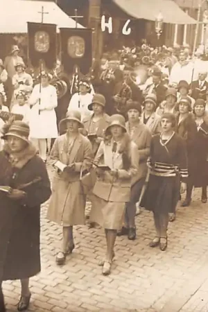 Rabat Duitsland Kevelaer Fotokaart Bedevaartgangers uit Nederland Deutschland Europa HC40926