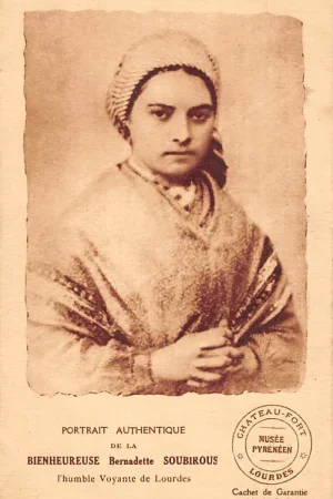 Darmowa dostawa Frankrijk Lourdes Portrait Authentique de la Bienheureuse Bernadette Soubirous 1927 France Europa HC40906