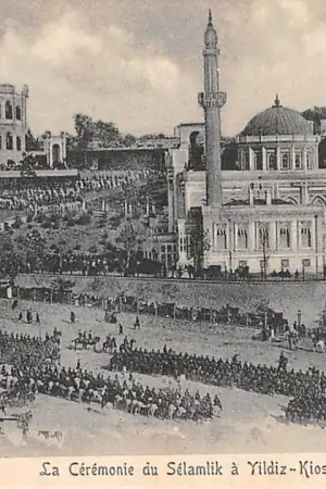 Turkije Constantinople La ceremonie du Selamlik a Yildiz-Koisk Stamboul Istanbul Türkiye Europa HC40825 Wyprzedaż