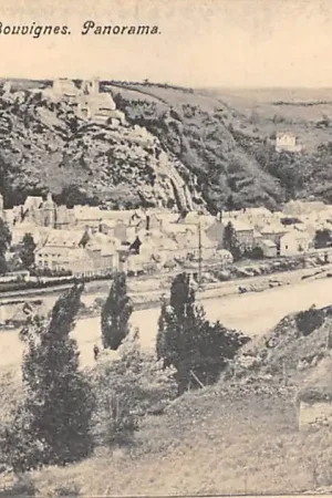 België Namen Namur Vallee de la Meuse Bouvignes Panorama Europa HC40660 Zwrot pieniędzy