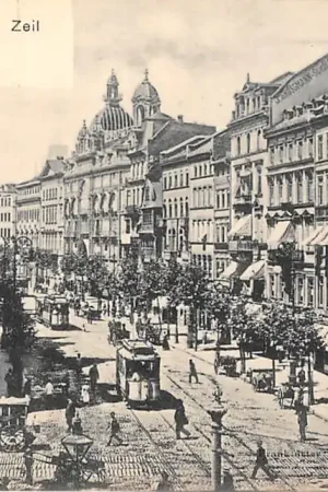 Popularny Duitsland Frankfurt a. M. Zeil Tram Deutschland Europa HC40518