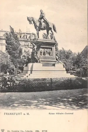 Rabat Duitsland Frankfurt a. M. Kaiser Wilhelm-Denkmal 1904 Deutschland Europa HC40497