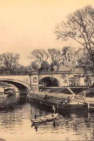 Duitsland Berlin Schleusenbrucke im Tiergarten Deutschland Europa HC40481 Autentyczny