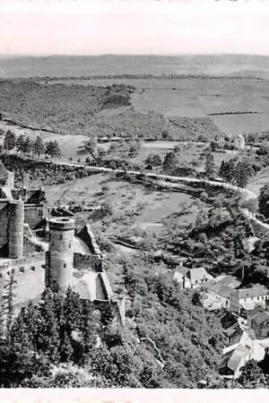 Luxemburg Vianden Panorama Kasteel Luxembourg Europa HC39908 Popularny