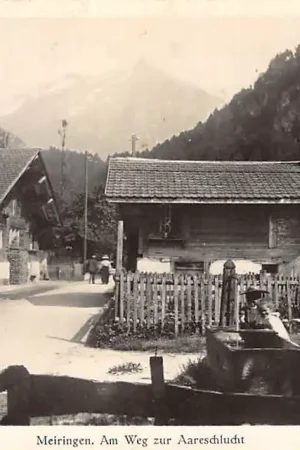 Zwitserland Meiringen Am Weg zur Aareschlucht Schweiz Suisse Switzerland Europa HC39904 Zwrot pieniędzy