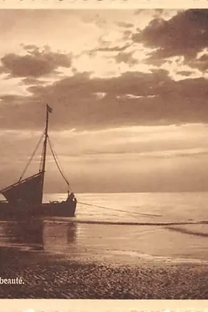 Wyprzedaż België Koksijde Bad Natuurpracht Vissers schip Europa HC39715