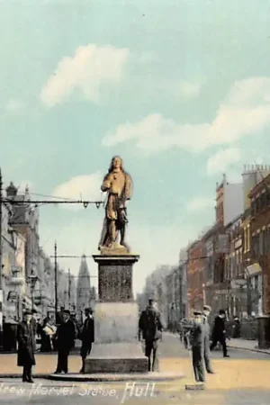 Najlepsza cena Engeland Hull George Street and Andrew Marvel Statue England Europa HC39502